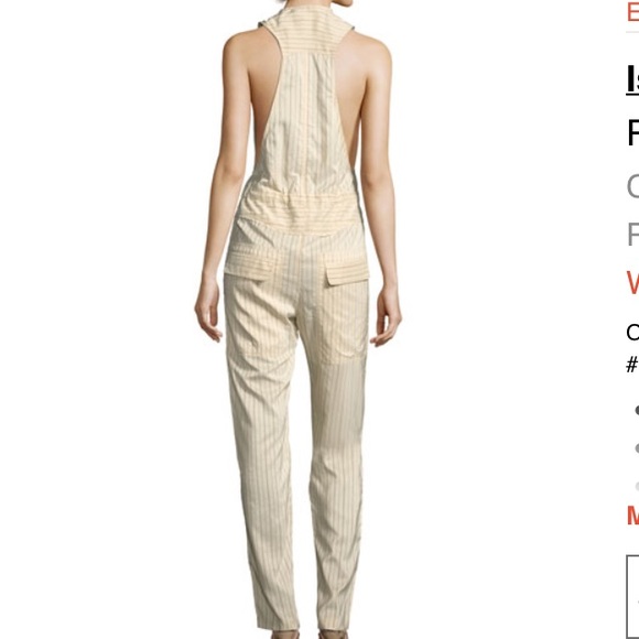 SOLD Isabel Marant off white overalls - Picture 2 of 2